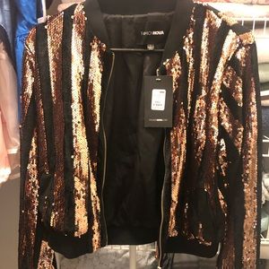 Fashion nova shimmery jacket